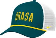 Nike Men's Nike Green Brazil National Team Rise Rope Trucker A-Frame Adjustable Hat