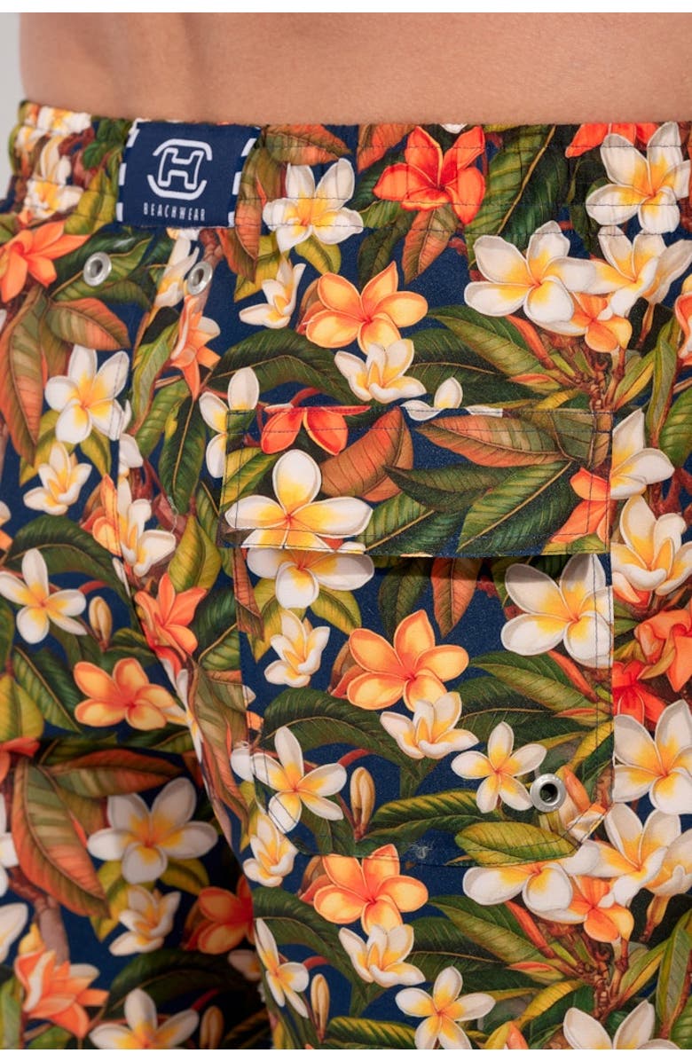 HOM Etna Beach Boxer, Alternate, color, Navy Print