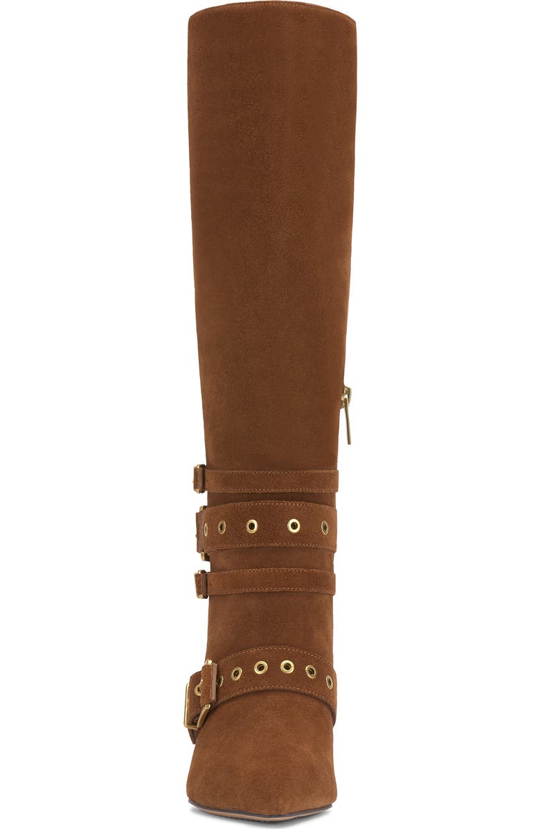 Vince Camuto Tyleen Pointed Toe Knee High Boot, Alternate, color, Burnt Sugar Verona