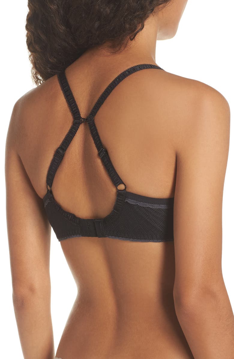 Freya Deco Vibe Full Figure Underwire Plunge Bra, Alternate, color,