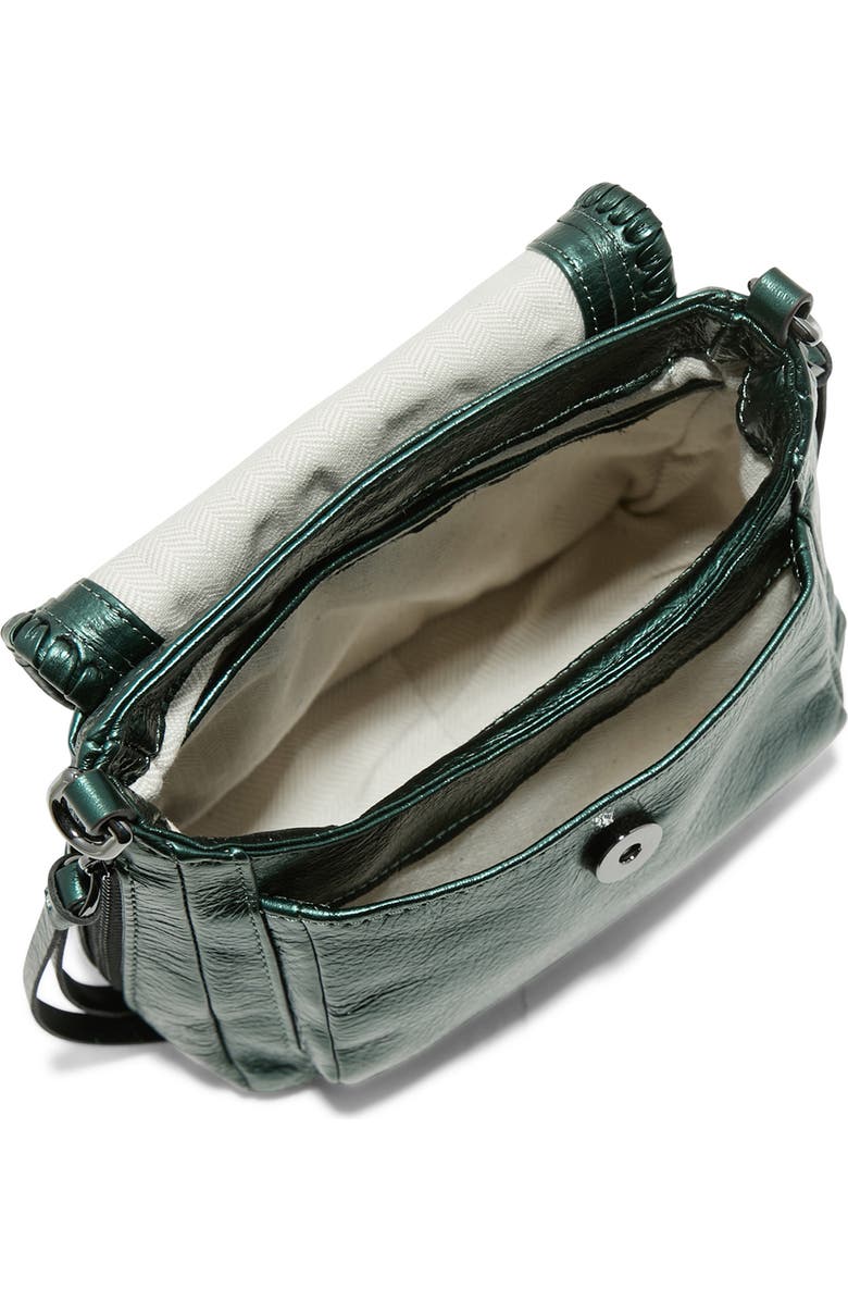 AIMEE All for Love Genuine Calf Hair & Leather Mini Crossbody Bag, Alternate, color, Metallic Forest