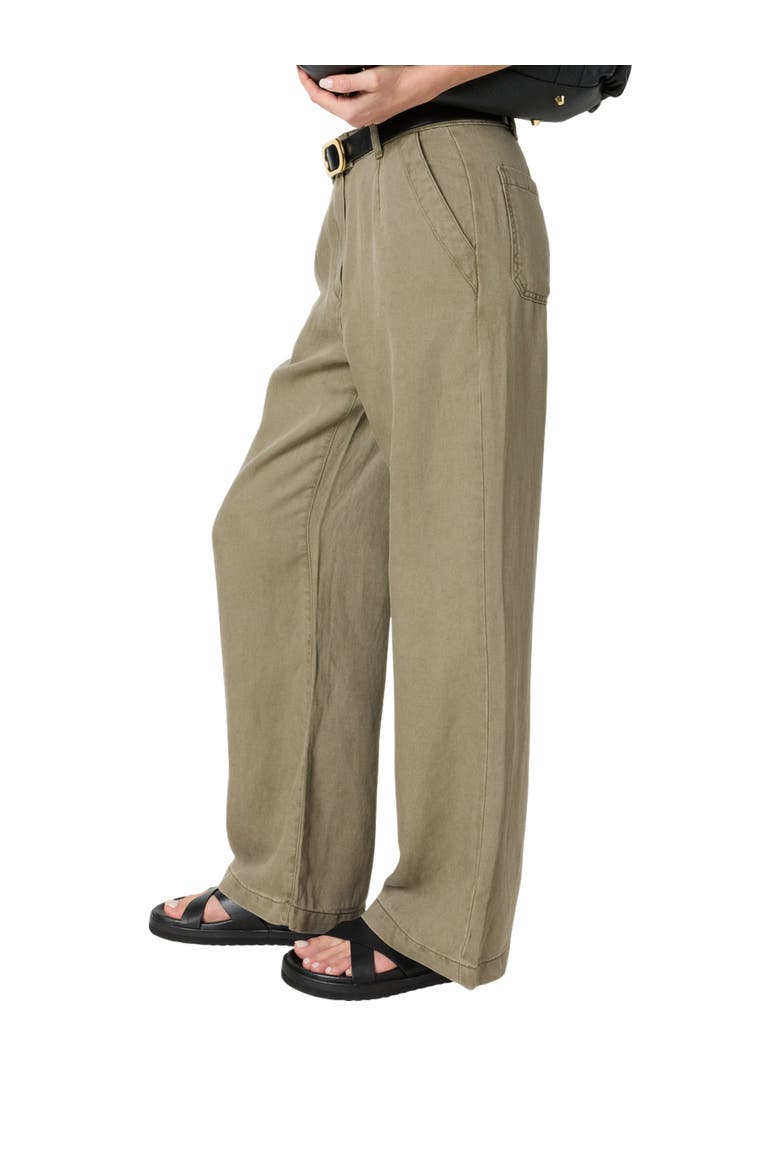 Azilia Wide Leg Pants, Alternate, color, Khaki Green