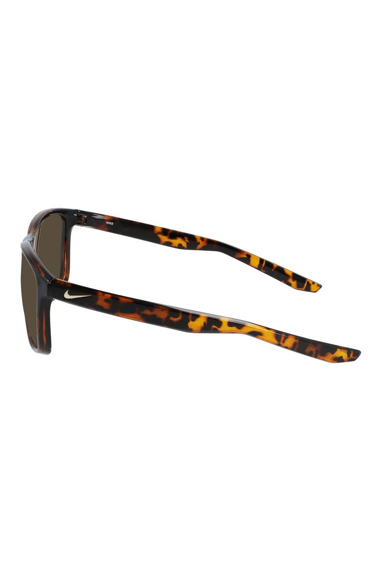 Essential Endeavor 57mm Polarized Square Sunglasses, Alternate, color, BROWN