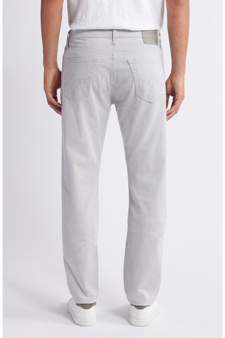 Everett Slim Straight Leg Cotton & Linen Blend Pants, Alternate, color, SMOKE EMBERS