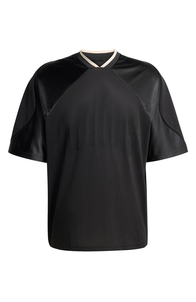 adidas Stadium Graphic Mesh T-Shirt, Alternate, color, Black/ Off White