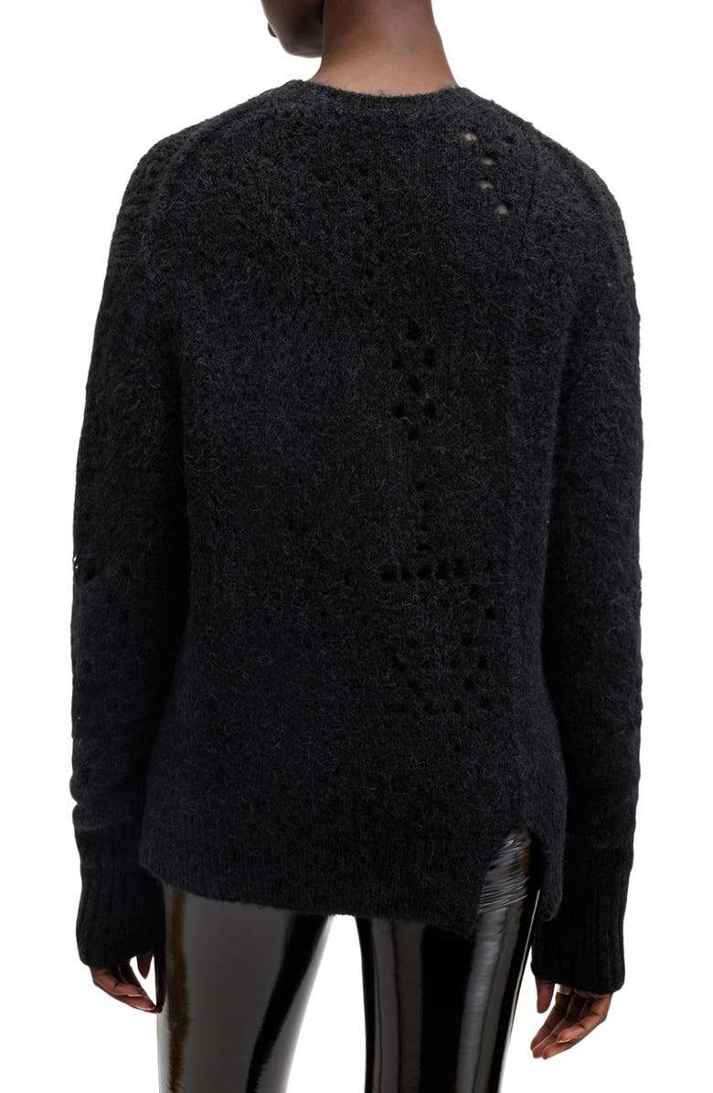 AllSaints Winnie Alpaca & Merino Wool Blend Sweater, Alternate, color, 