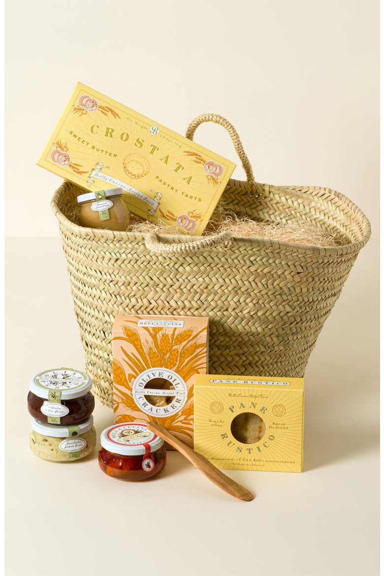 Italian Antipasti Gift Basket by Bella Cucina, Main, color, Multi