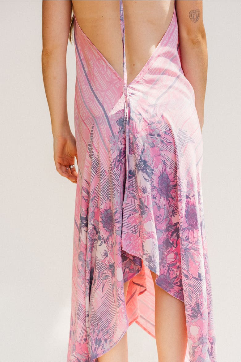 Classic Silk Dress Honey, Alternate, color, Pink