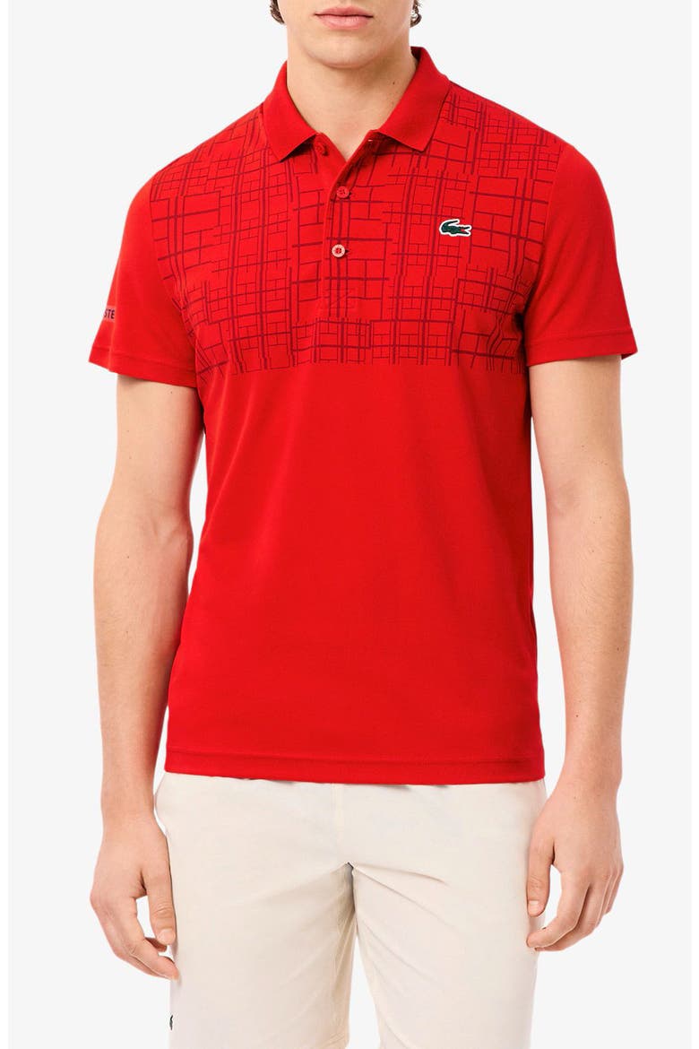 Novak Djokovic Regular Fit Polo, Main, color, RED