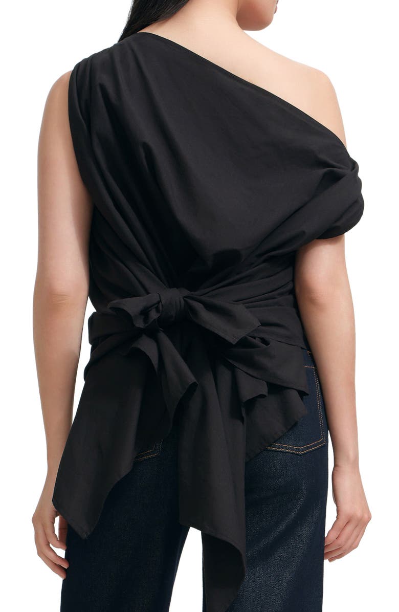 Marcella Jas Asymmetric Tunic, Alternate, color, Black