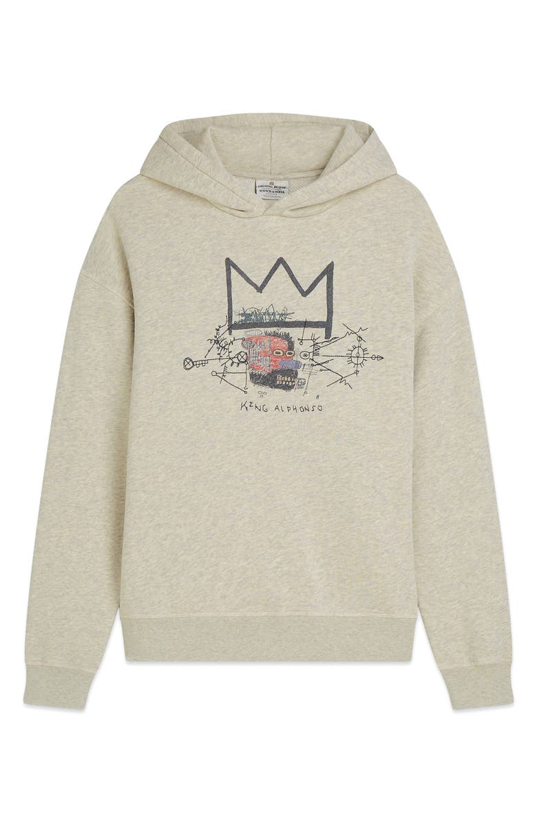 Scotch 
Soda Basquiat Artwork Graphic Hoodie, Alternate, color, Oatmeal