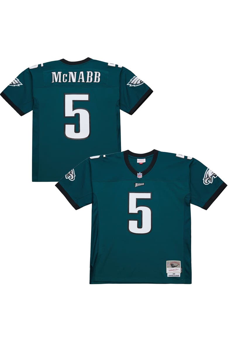 Men's Mitchell & Ness Donovan McNabb Midnight Green Philadelphia Eagles 1999 Legacy Replica Jersey, Main, color, Green