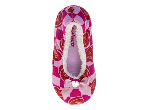 Plush Pink Slippers 11-5 (Little/Big Kid)
