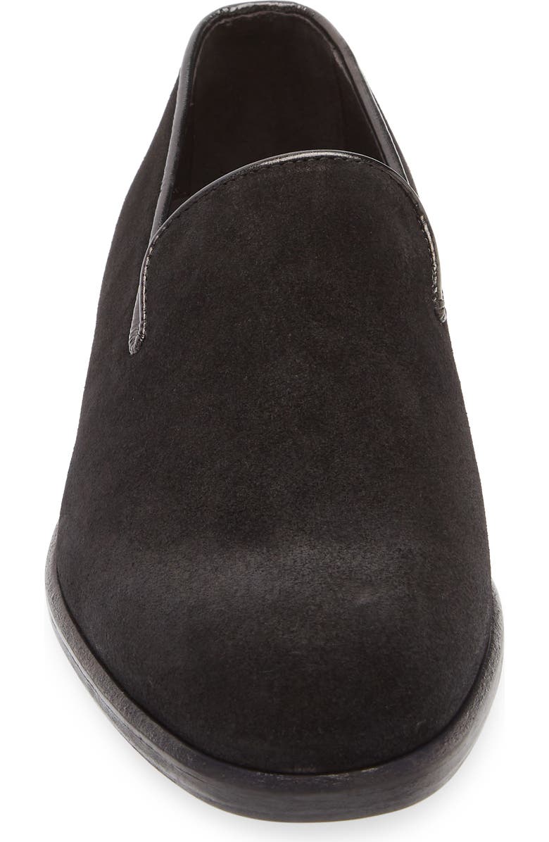 Bruno Magli Ellington Velvet Loafer, Alternate, color, Black Suede