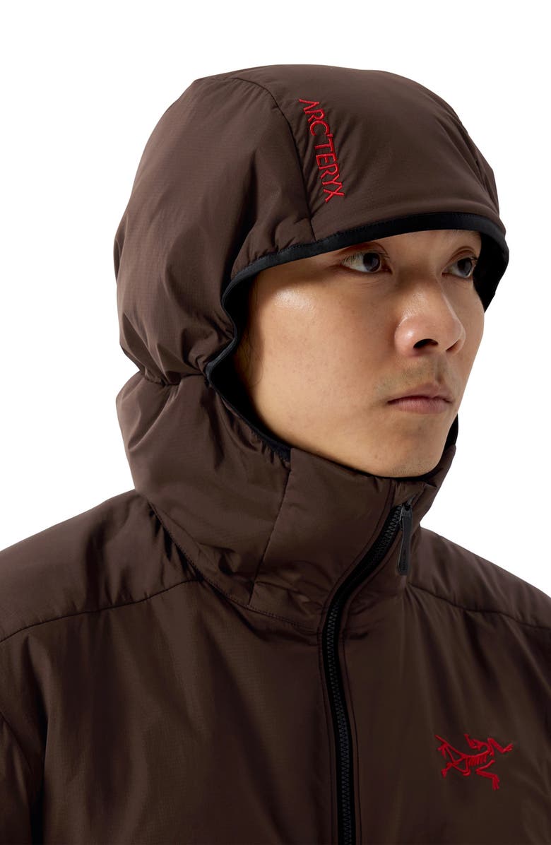 Arc'teryx Atom Hoodie, Alternate, color, Carob / Black / Dynasty