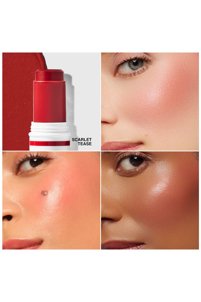 Skin Enhancer Blush, Bronzer & Highlighter Multi-Stick, Alternate, color, SCARLET TEASE