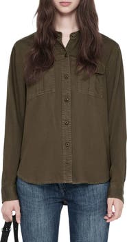 AllSaints Tess Military Shirt