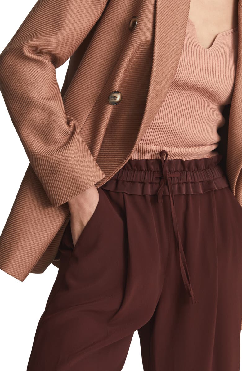 Reiss Skye Double Breasted Twill Blazer, Alternate, color, 