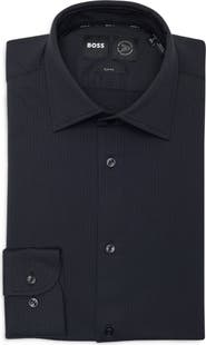 BOSS Hank Kent Slim Fit Performance Stretch Dress Shirt