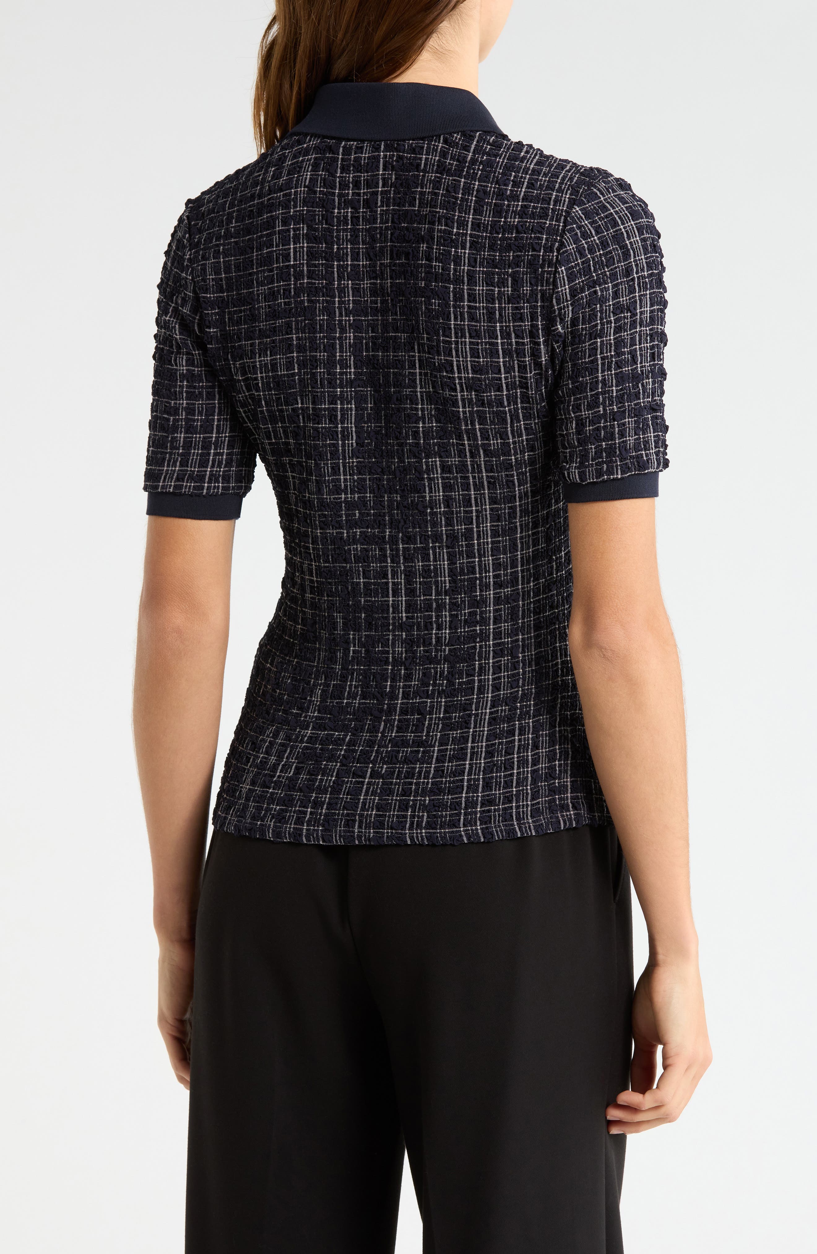 Benedetta Plaid Polo - image 2