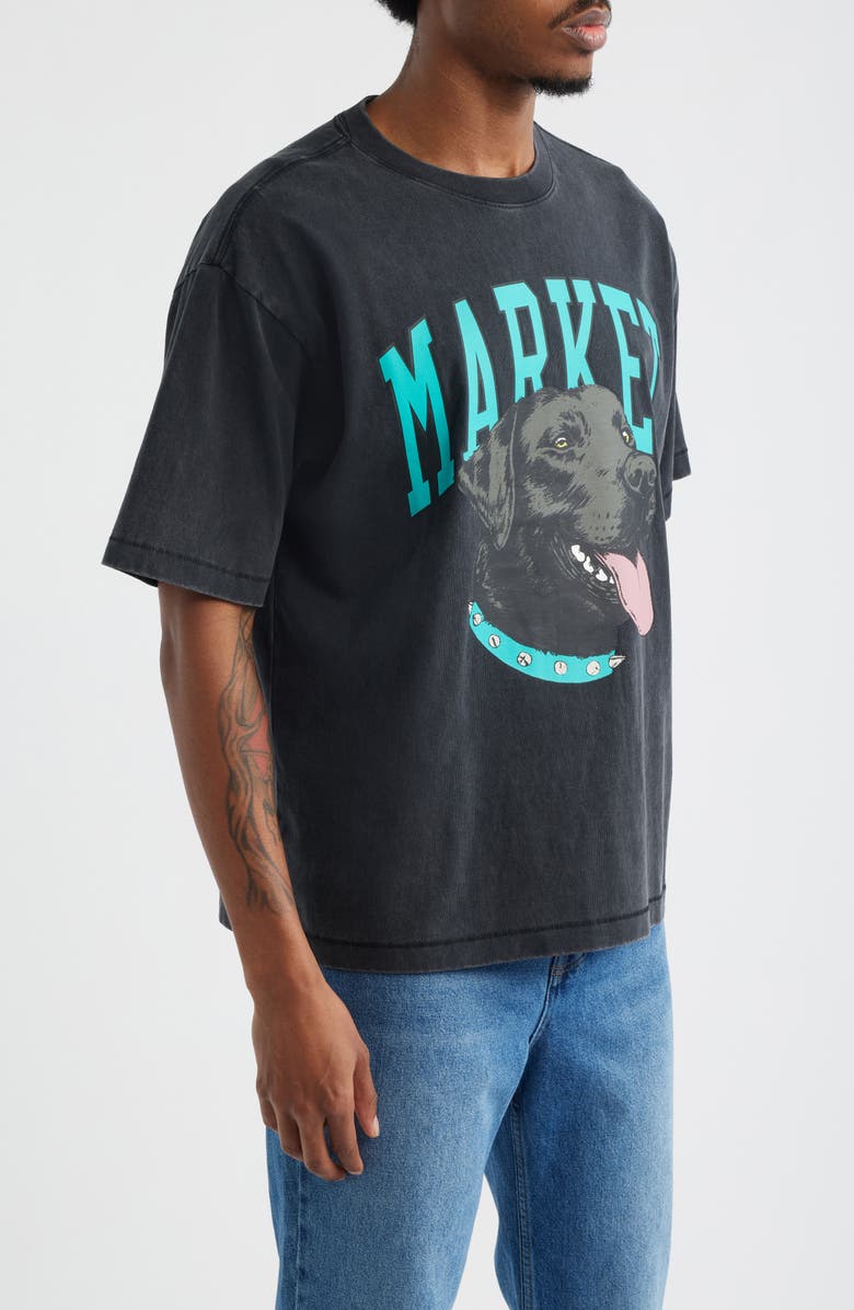 MARKET Black Lab Arc Graphic T-Shirt, Alternate, color, Black