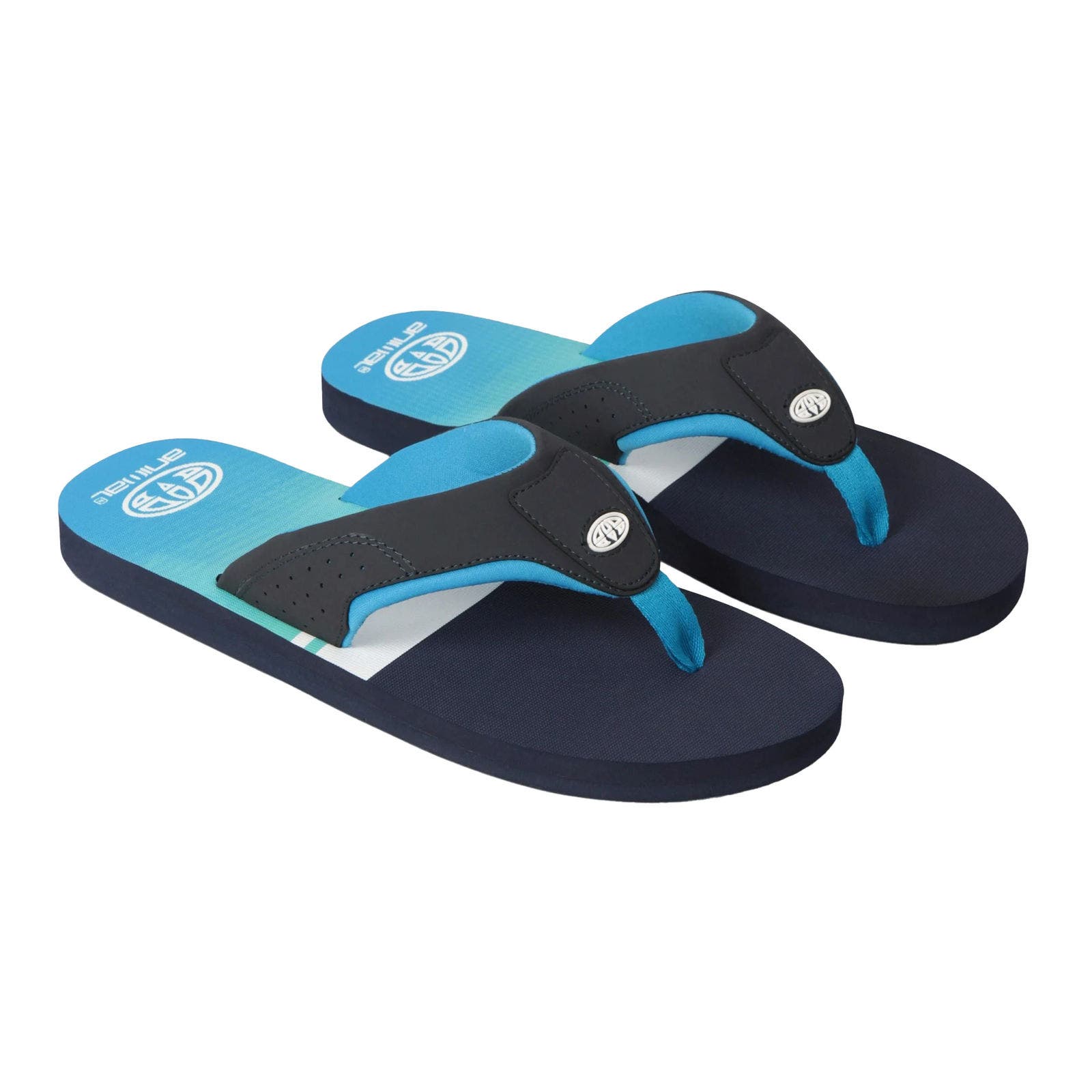Jekyl Colour Block Flip Flops, Main, color, Blue