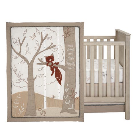 Treetop Fox Woodland Tree Nursery 3-Piece Baby Crib Bedding Set