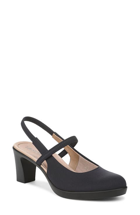 Evoke Slingback Mary Jane Platform Pump (Women)