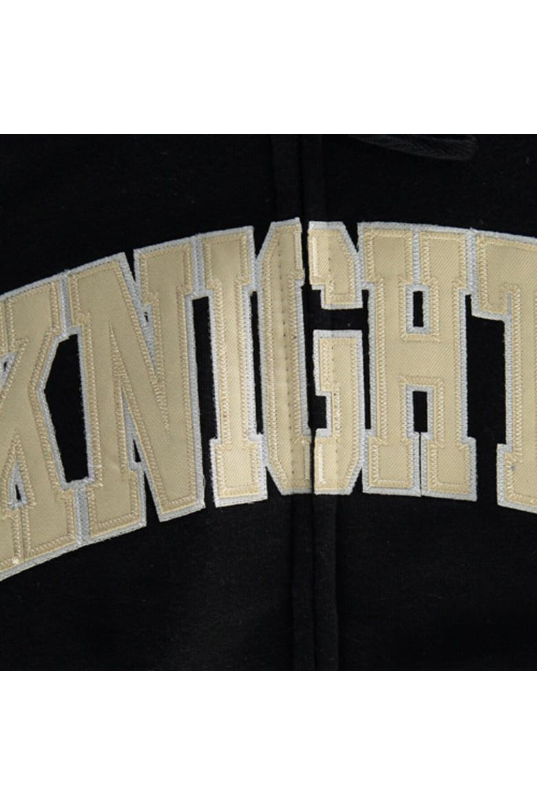 Women's Stadium Athletic Black UCF Knights Arched Name Full-Zip Hoodie, Alternate, color, Black