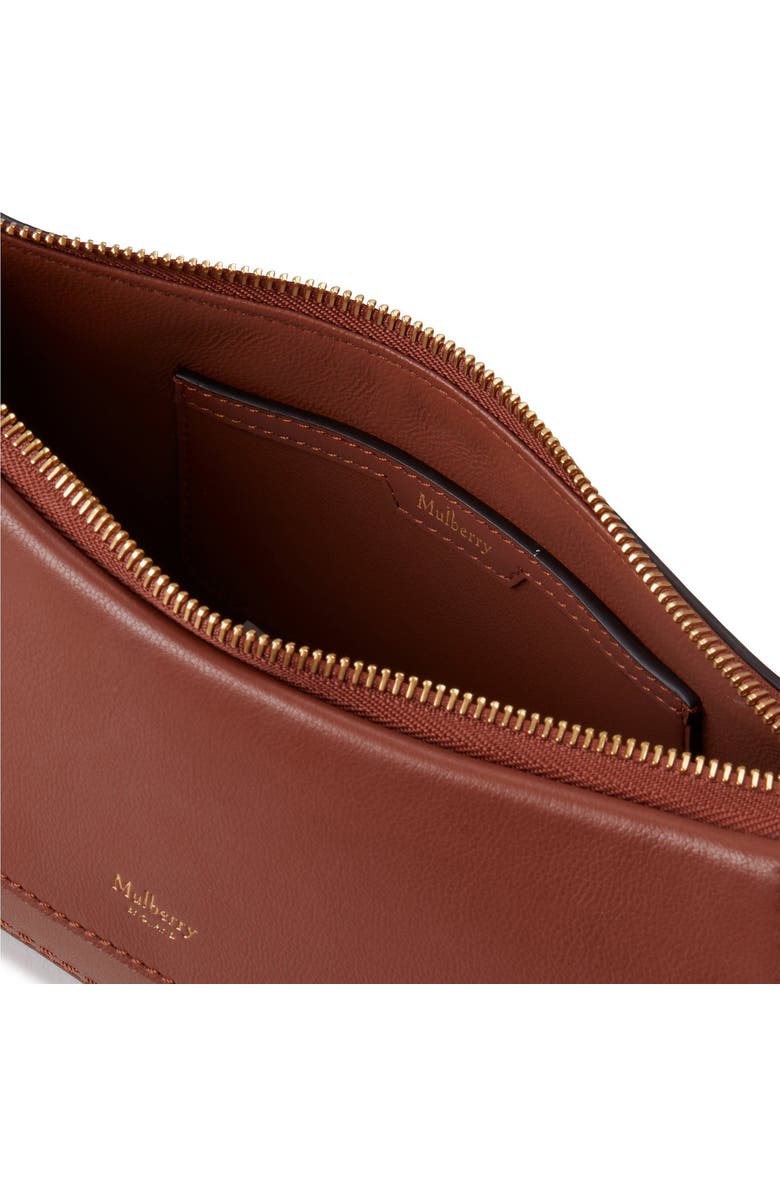 Mulberry Clovelly Leather Shoulder Bag, Alternate, color, Bright Oak