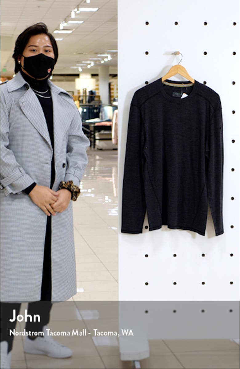 Merino 250 Base Layer Long Sleeve Crewneck Shirt, sales video thumbnail