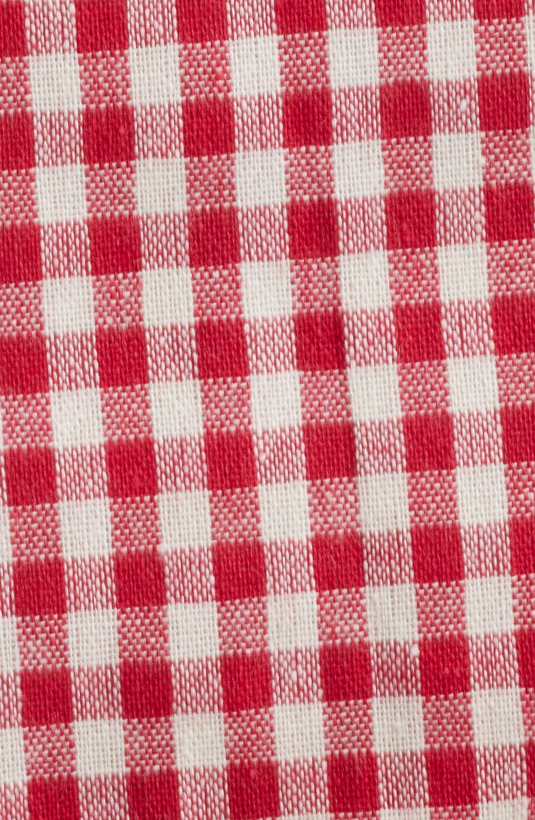 Princess Polly Daydreaming Gingham Camisole & Miniskirt Set, Alternate, color, Red / White