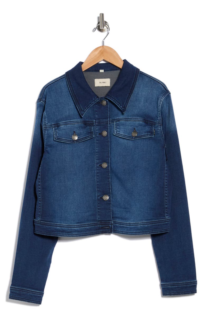 DL1961 Vika Denim Jacket, Alternate, color, Stream