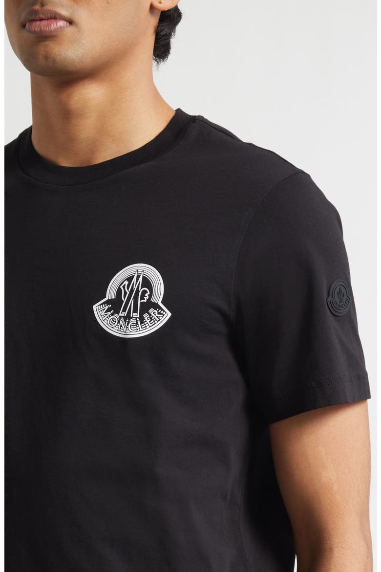 Logo Graphic T-Shirt, Alternate, color, BLACK