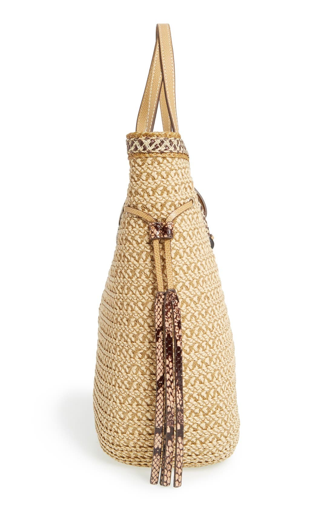 Eric Javits 'Watuti' Tote, Alternate, color, Peanut