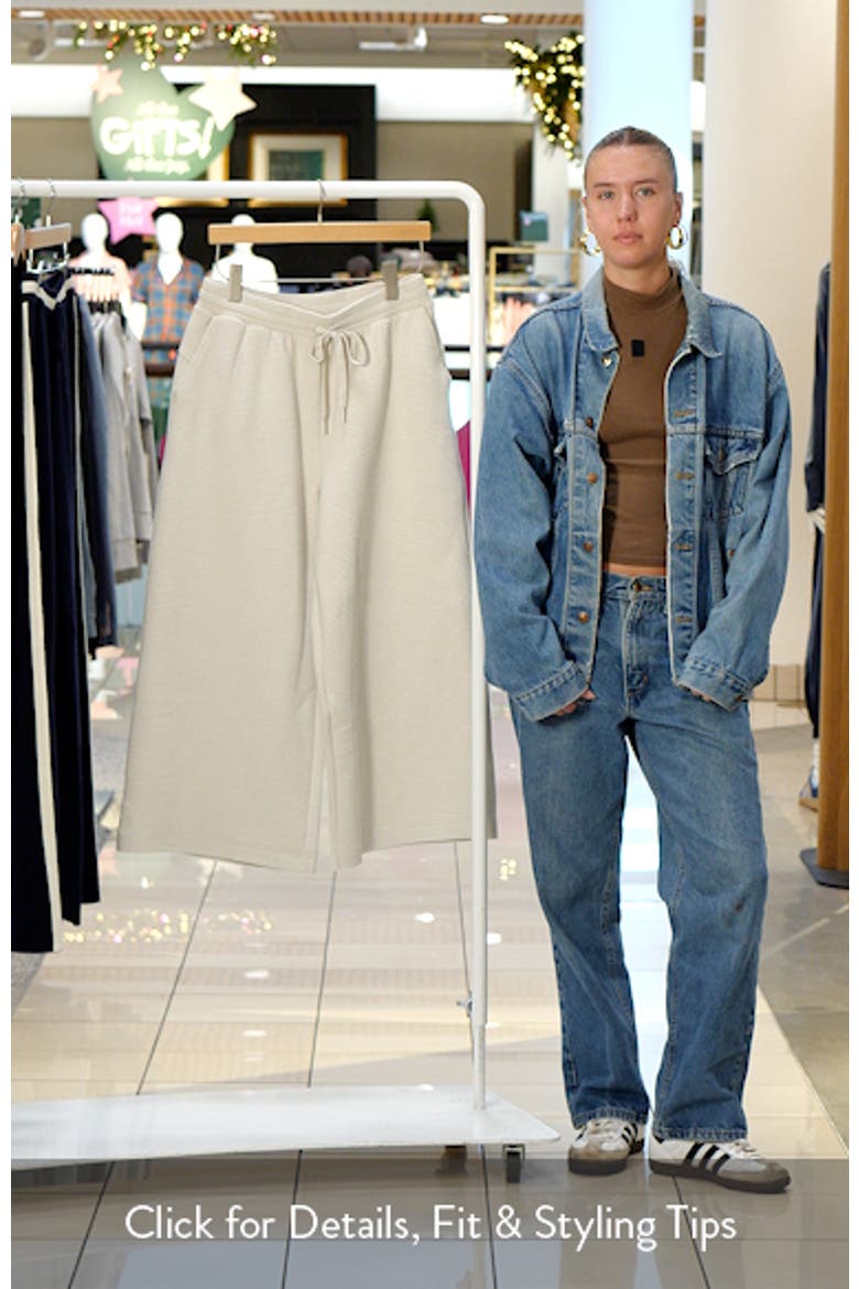 Ottoman Wide Leg Ankle Pants video