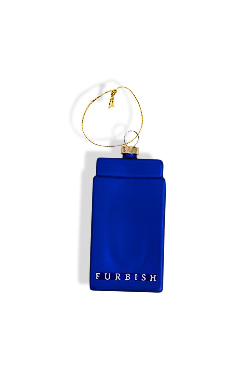Furbish Matchbook Ornament - California, Alternate, color, Blue
