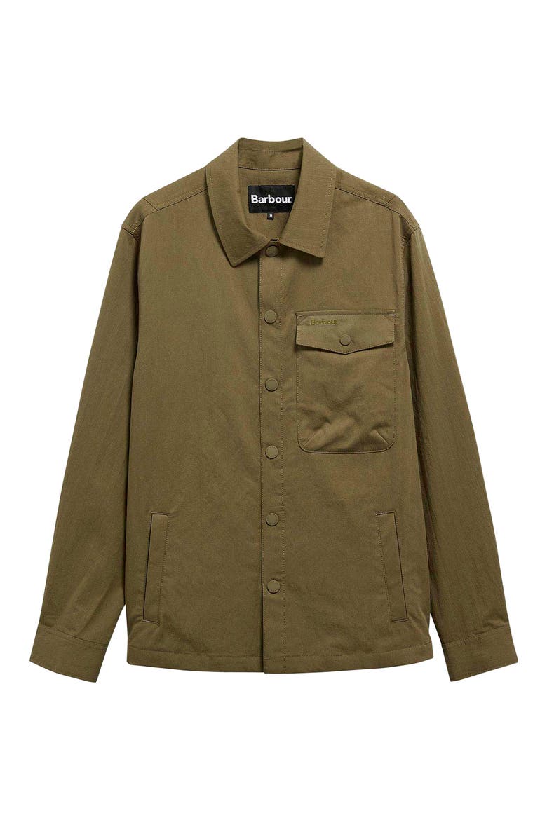 Strickland Textured Cotton Blend Overshirt, Alternate, color, CLAY