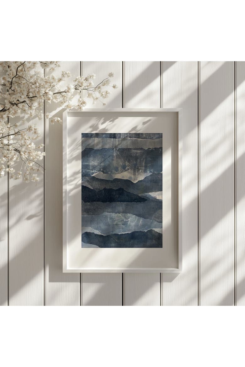 Blue Ridges Framed Print, Alternate, color, Multi