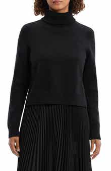 Theory Long Sleeve Mixed Media Dress