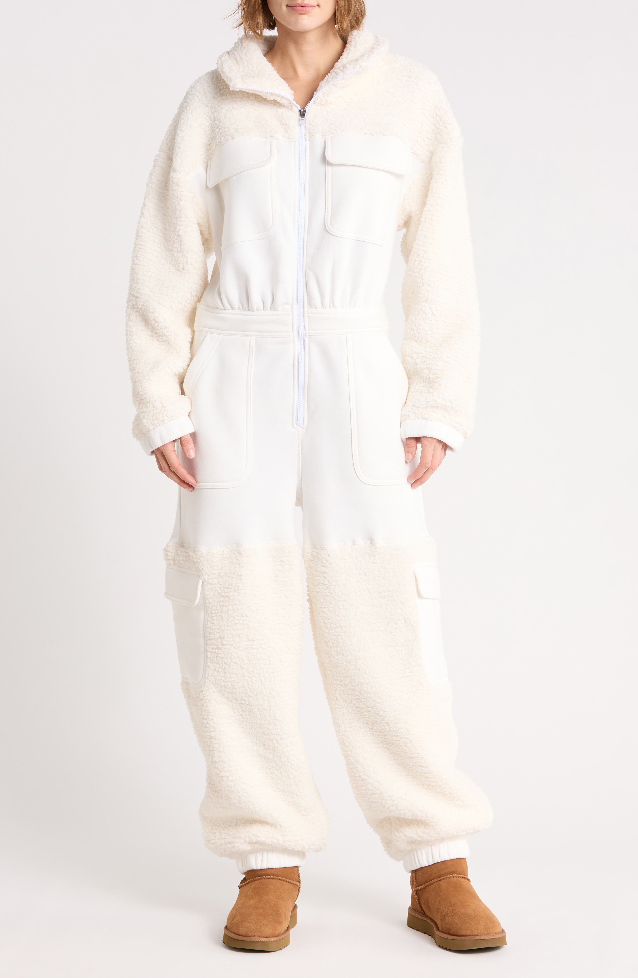 Salopette Fleece Coveralls