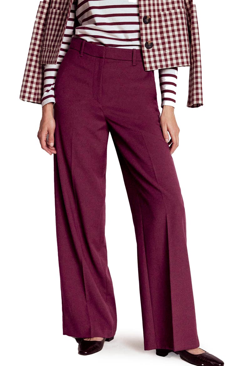 Belgravia Straight Leg Pants, Main, color, DEEP WISTERIA