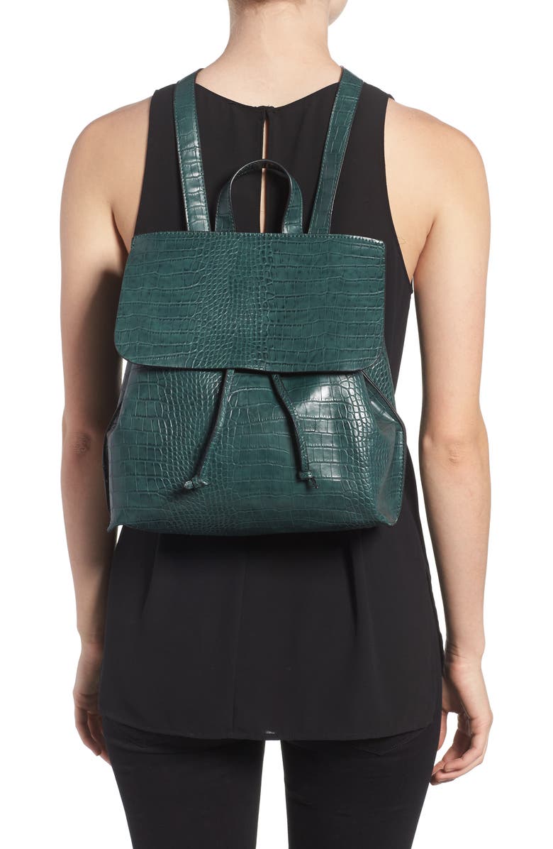 Sole Society Selena Faux Leather Backpack, Alternate, color,