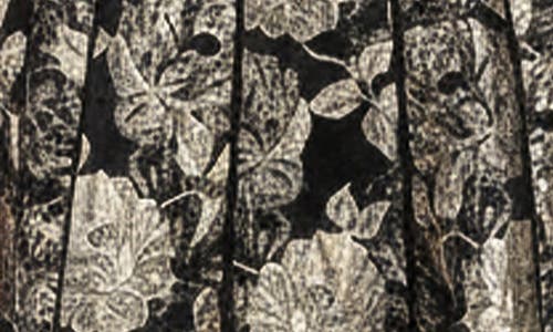 Mila Mae Jacquard Sleeveless Fit & Flare Midi Dress In Black