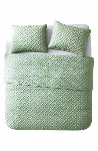 VCNY HOME Nina Embossed Basketweave Quilt Set - Twin