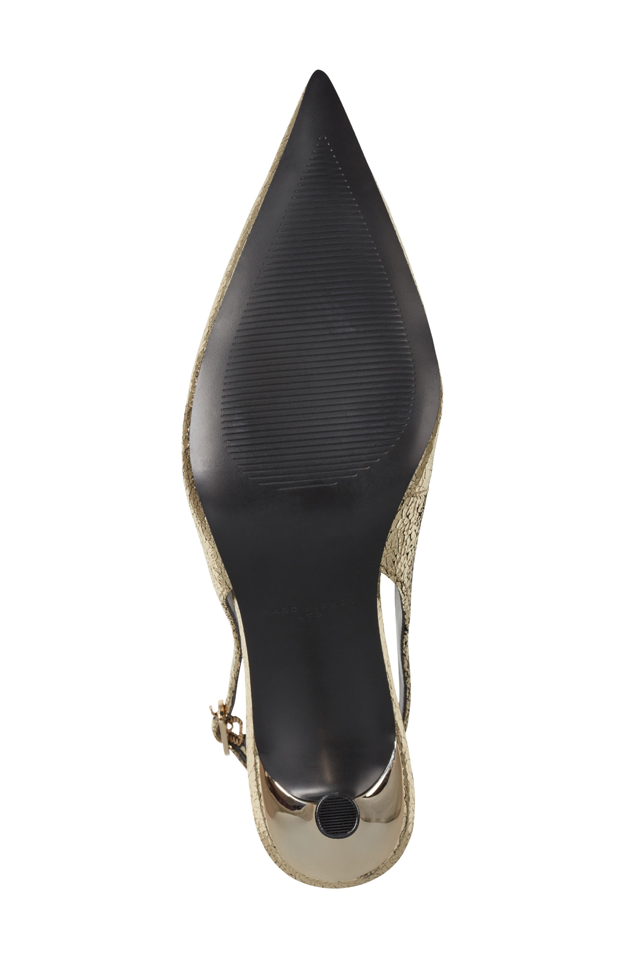Reynna Pointed Toe Slingback Pump, Alternate, color, GOL01