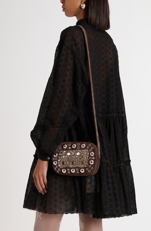 Valentino Garavani Nellcôte Leather Crossbody Bag In Multi