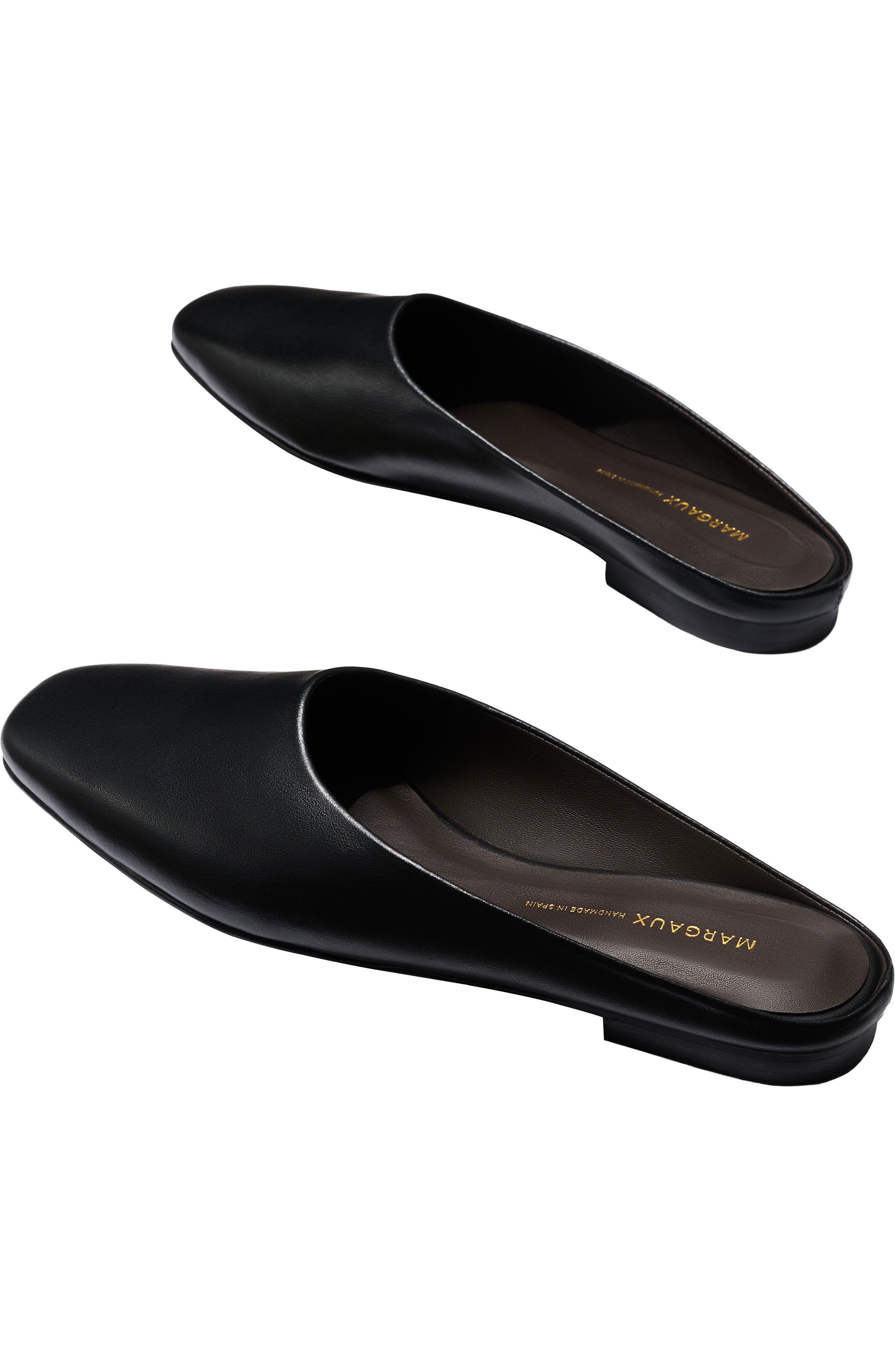 The Clara Mules, Alternate, color, Black Calf