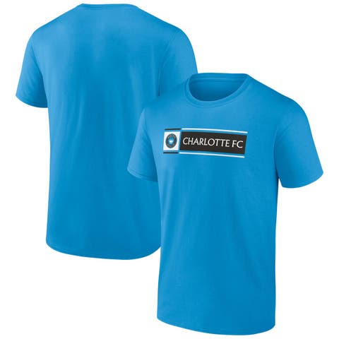 Men's Fanatics Branded Blue Charlotte FC Block T-Shirt
