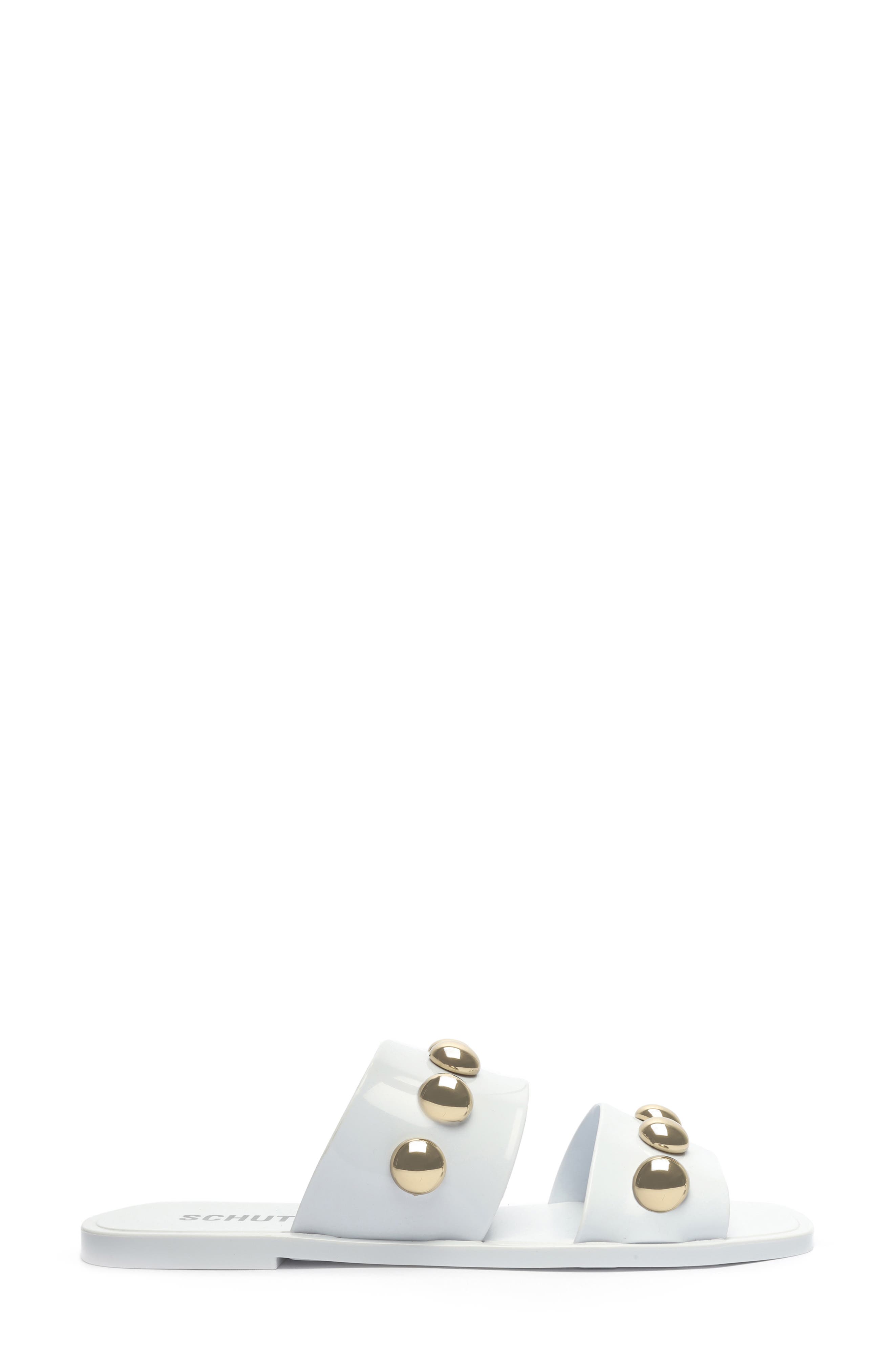 Lizzie Slide Sandal, Alternate, color, WHITE